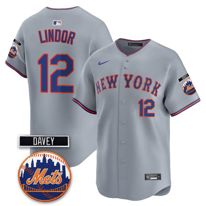 NYM 2026 Davey Johnson Memorial Vapor Limited Jersey - All Stitched