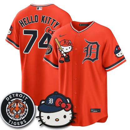 Detroit Tigers x Meow KT Edition Vapor Limited Jersey - Stitched