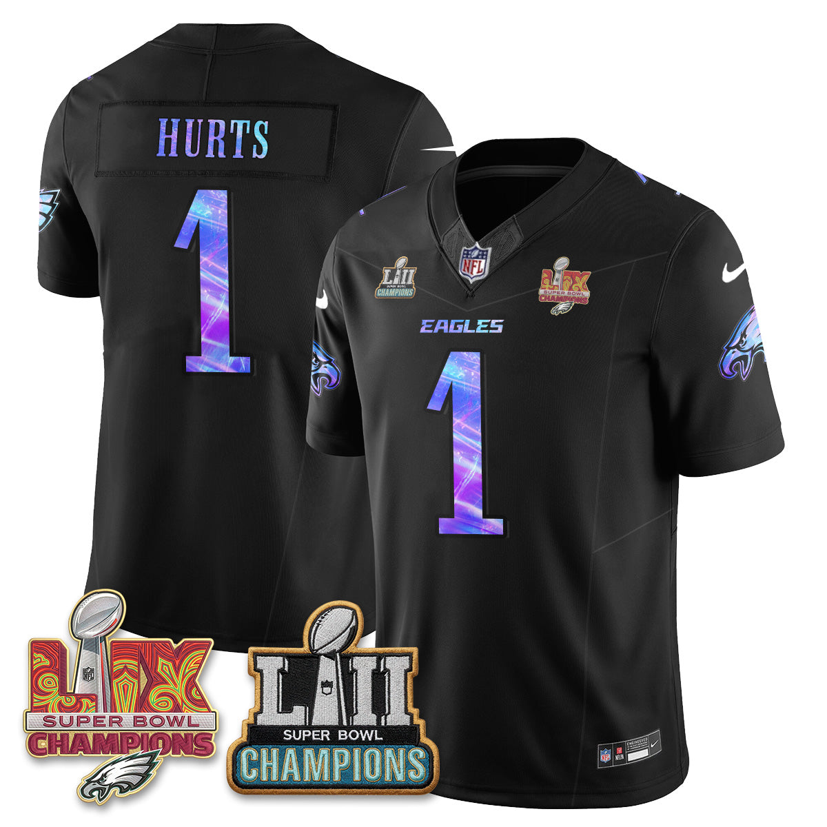Philadelphia Eagles Fangear Edition Vapor Jersey - Stitched-NHM