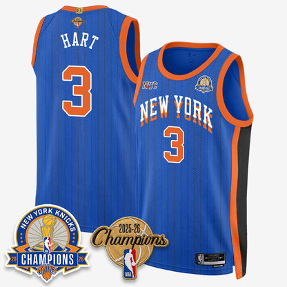 New York Knicks 2026 Basketball Champions Special Edition Vapor Jersey V2- Stitched