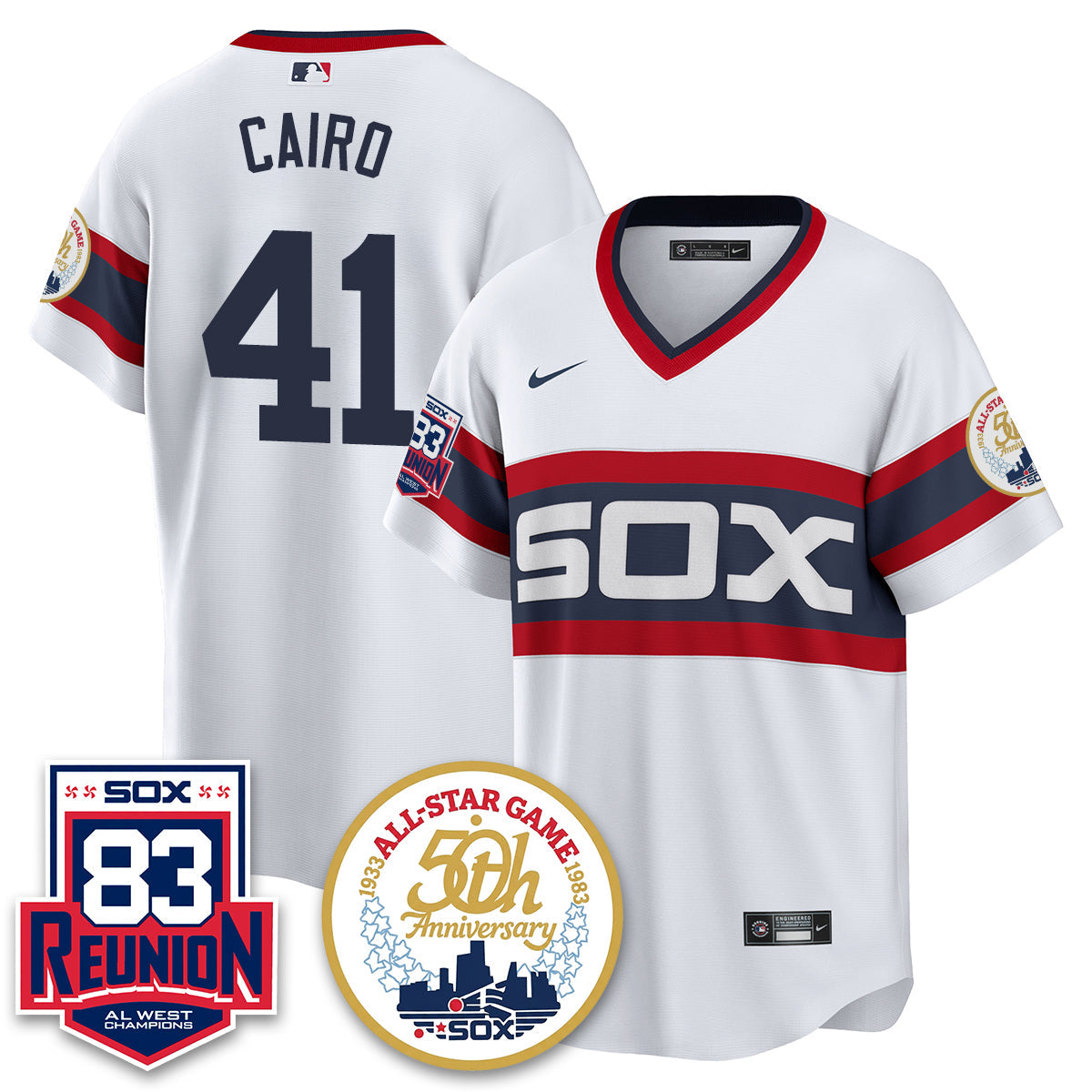 CWS Reunion All West Champions Vapor Jersey - Stitched -NQD