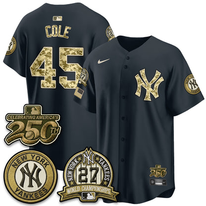 NYY Salute to Service 2026 Vapor Limited Jersey - Stitched
