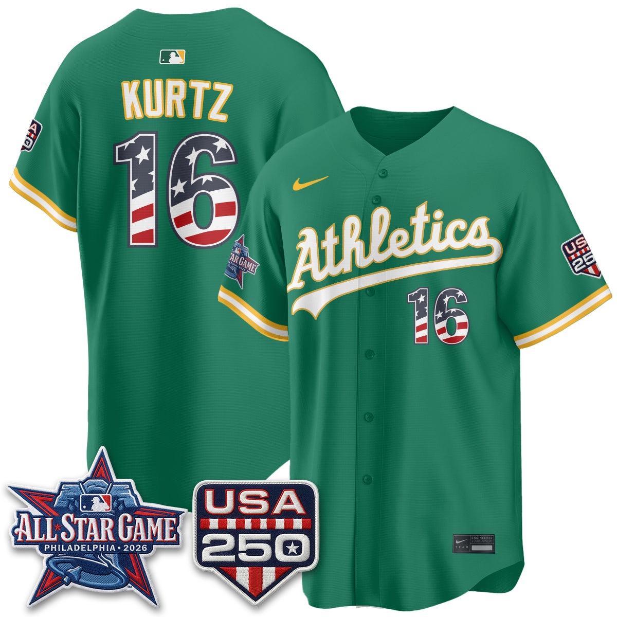 Oakland Athletics 2026 All Star Edition Vapor Jersey - Stitched