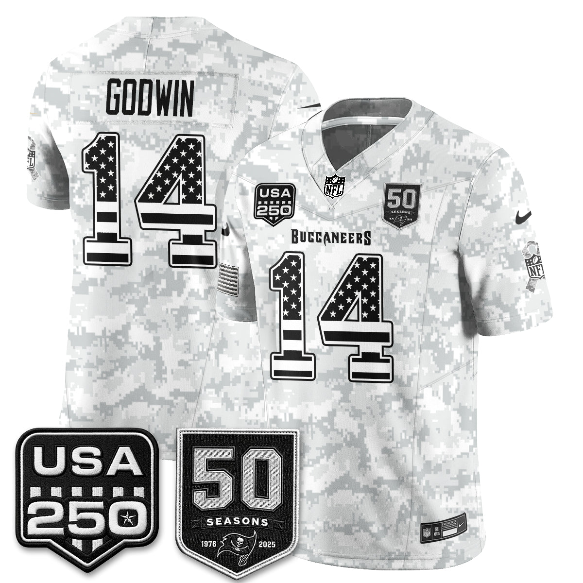 TB 2026 Salute to Service Edition Vapor Jersey - Stitched