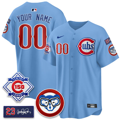 Chicago Cubs 150th Anniversary Holy Cow Vapor Premier Limited Custom Jersey - All Stitched