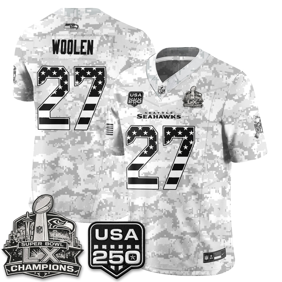 SEA 2026 Salute to Service Edition Vapor Jersey - Stitched