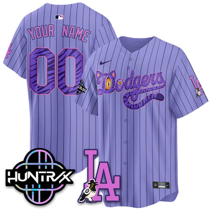 Los Angeles Dodgers x K-Pop Demon Hunters 2026 Vapor Custom Jersey - Stitched