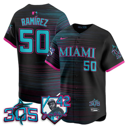 MIA 2026 Jackie Robinson New Era Vapor Limited Jersey - All Stitched