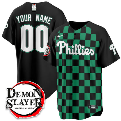 PHI Demon Slayer Vapor Limited Custom Jersey - Stitched