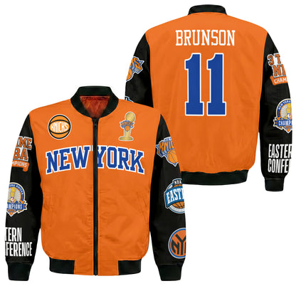 New York Knicks 2026 NBA Finals Champions Limited Edition Bomber Jacket - Printed