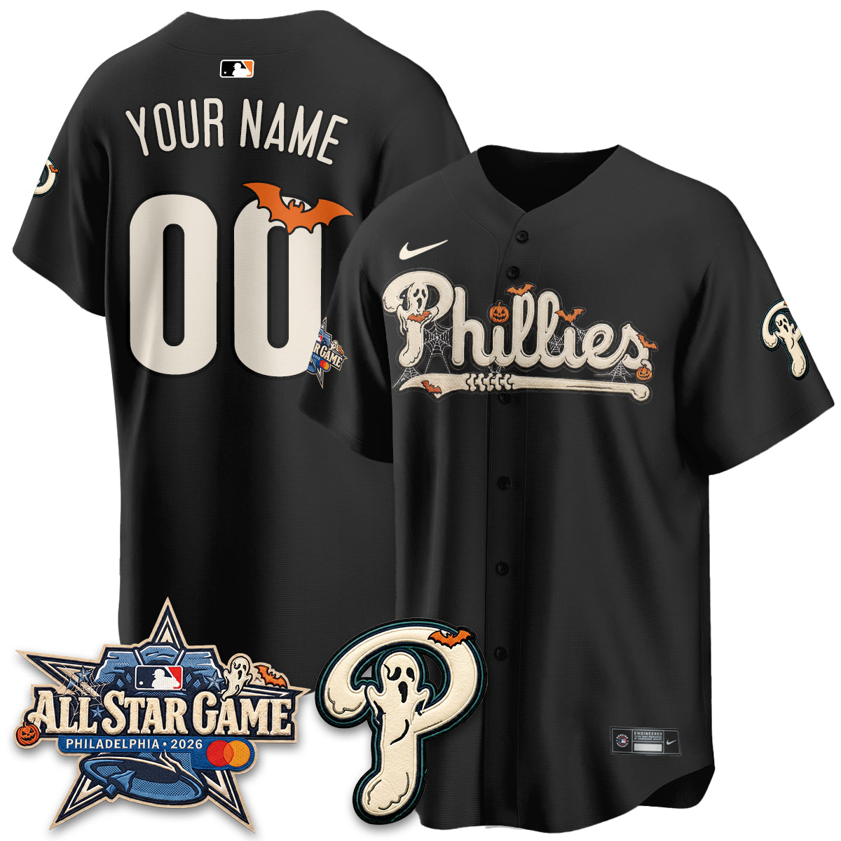 PHI Halloween 2026 Vapor Limited Custom Jersey - Stitched