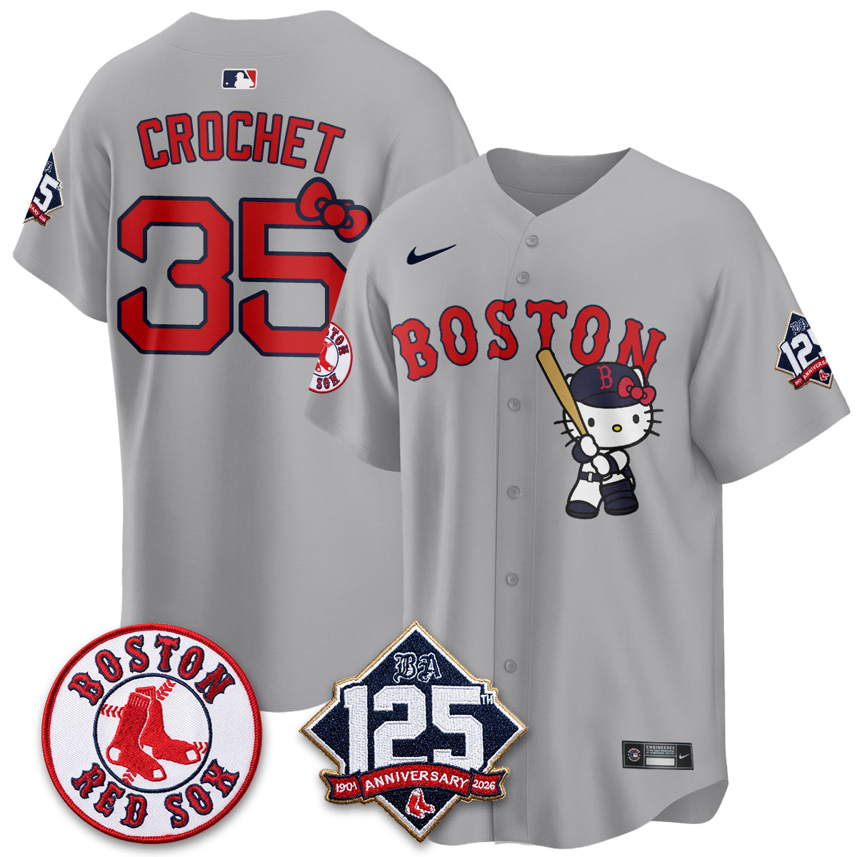 Boston Red Sox x Meow KT Vapor Limited Jersey - Stitched