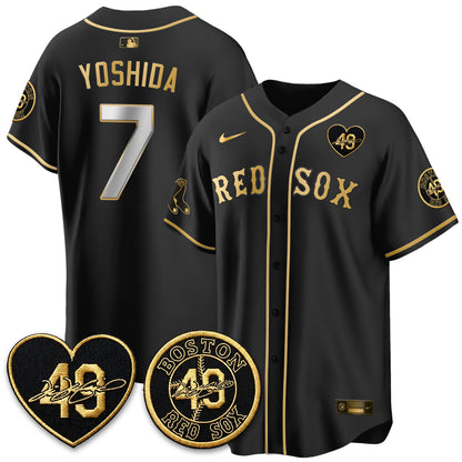BOS Tim Wakefield Memorial Patch Vaper Premier Limited Jersey - Stitched