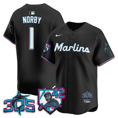 MIA 2026 Jackie Robinson New Era Vapor Limited Jersey - Stitched