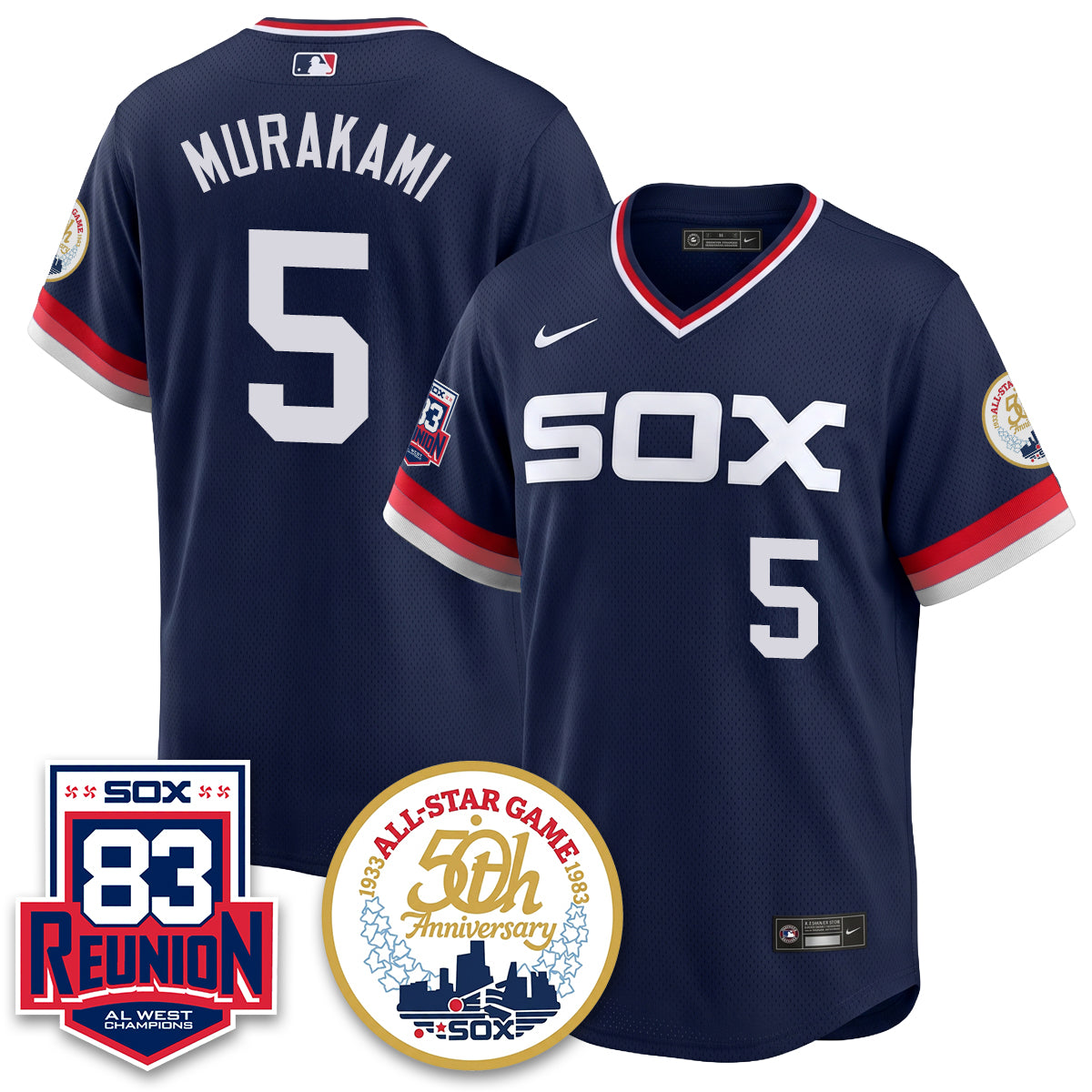 CWS Reunion All West Champions Vapor Jersey - Stitched -NQD