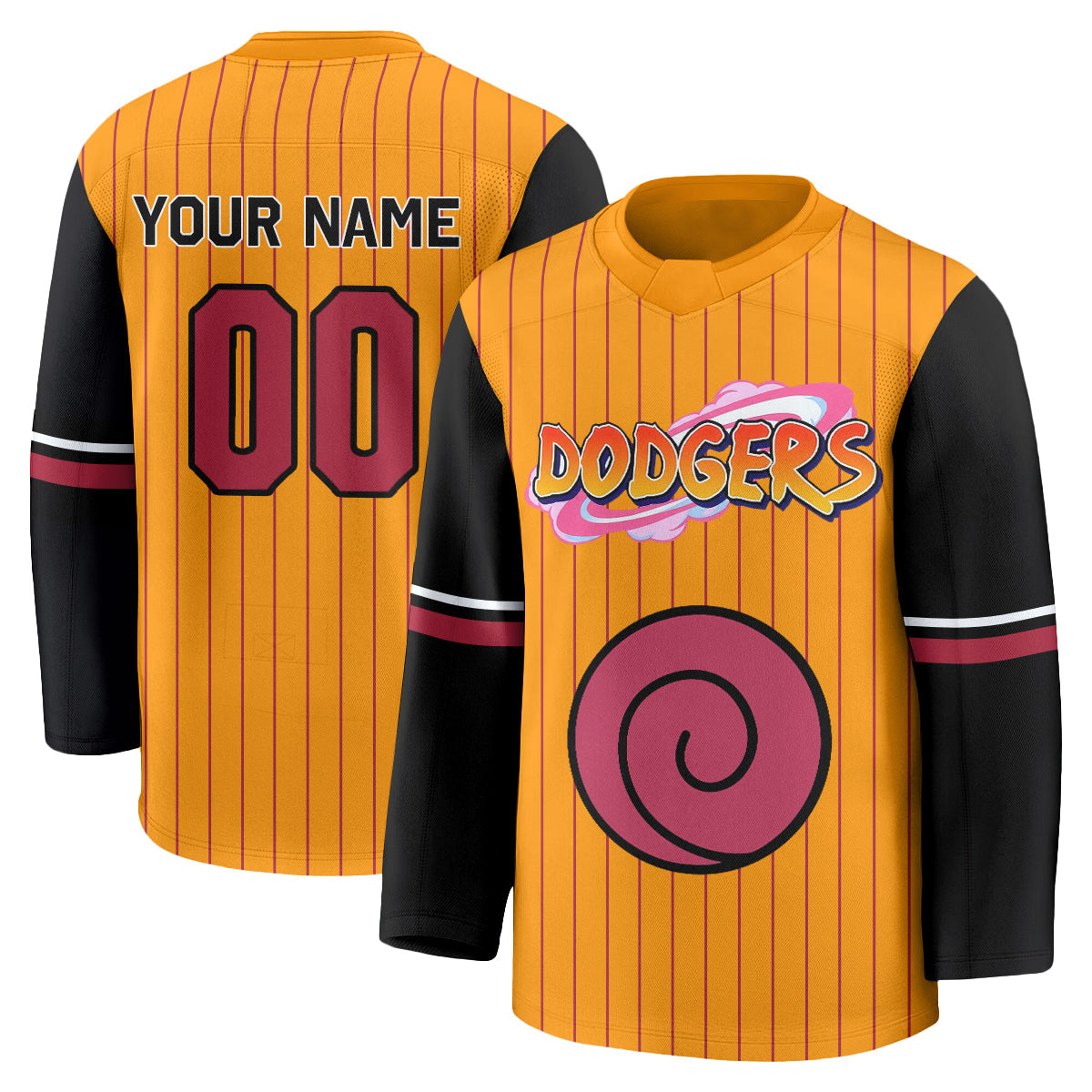 LAD Naruto Edition Vapor Custom Hockey Jersey - Stitched