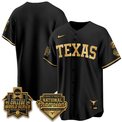 Texas Longhorns Softball 2026 World Series (WCWS) Vapor Premier Limited Jersey - B2B Champs - All Stitched