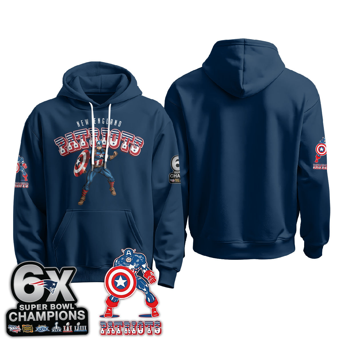 NE x Liberty Guardian Edition Pullover Hoodie V2 - Printed
