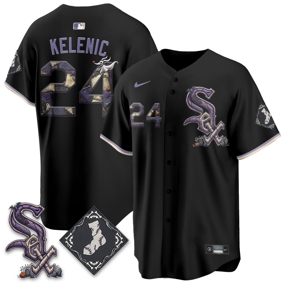 Chicago White Sox Nightmare Edition Vapor Jersey - Stitched