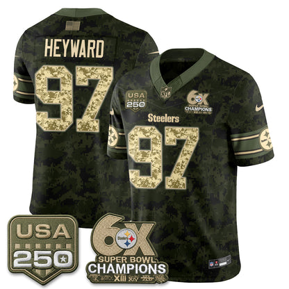 PIT 2026 Salute to Service Edition Vapor Jersey V2- Stitched