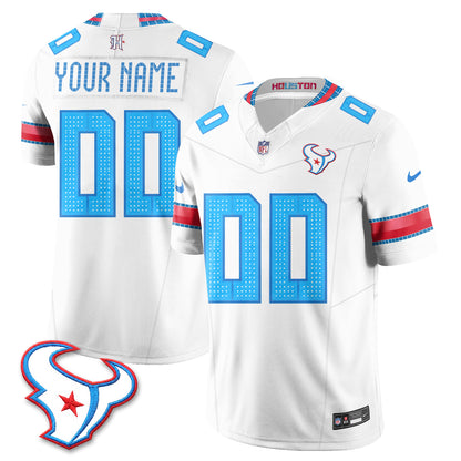 HOU 2026 Rivalries Vapor Custom Jersey - Stitched