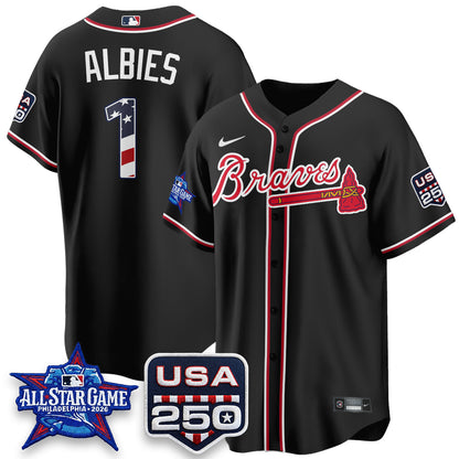 Atlanta Braves 2026 All Star Game Vapor Jersey- Stitched