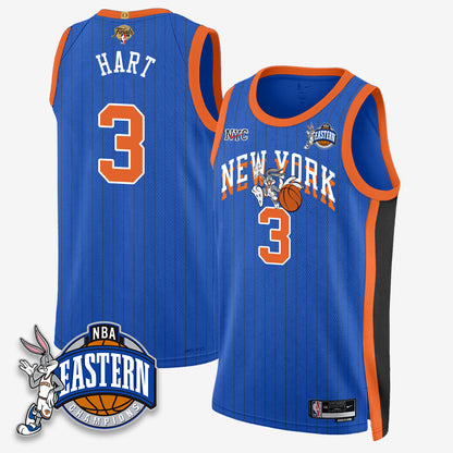 NYK 2026 NBA Finals x Bunny Vapor Jersey - Stitched