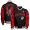 black red