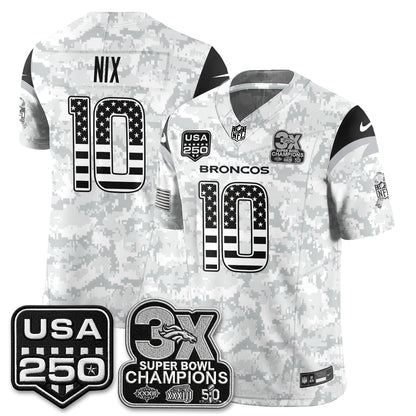 DEN 2026 Salute to Service Edition Vapor Jersey - Stitched