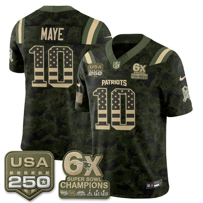 NE 2026 Salute to Service Edition Vapor Jersey - Stitched