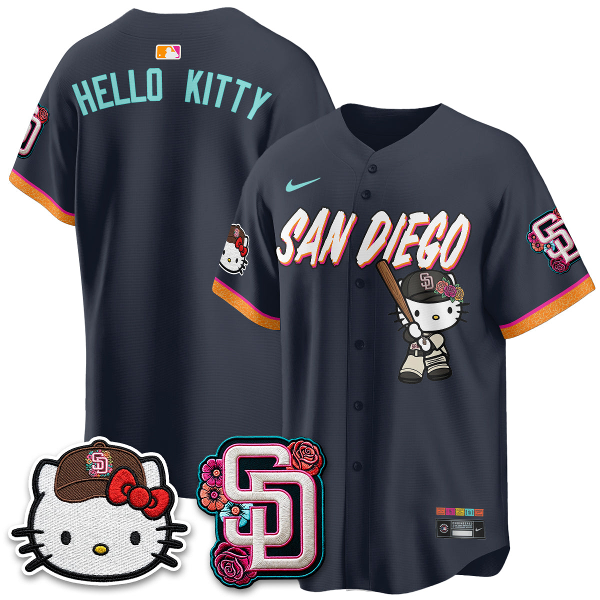 SD 2026 City Connect x Meow KT Vapor Limited Jersey - All Stitched