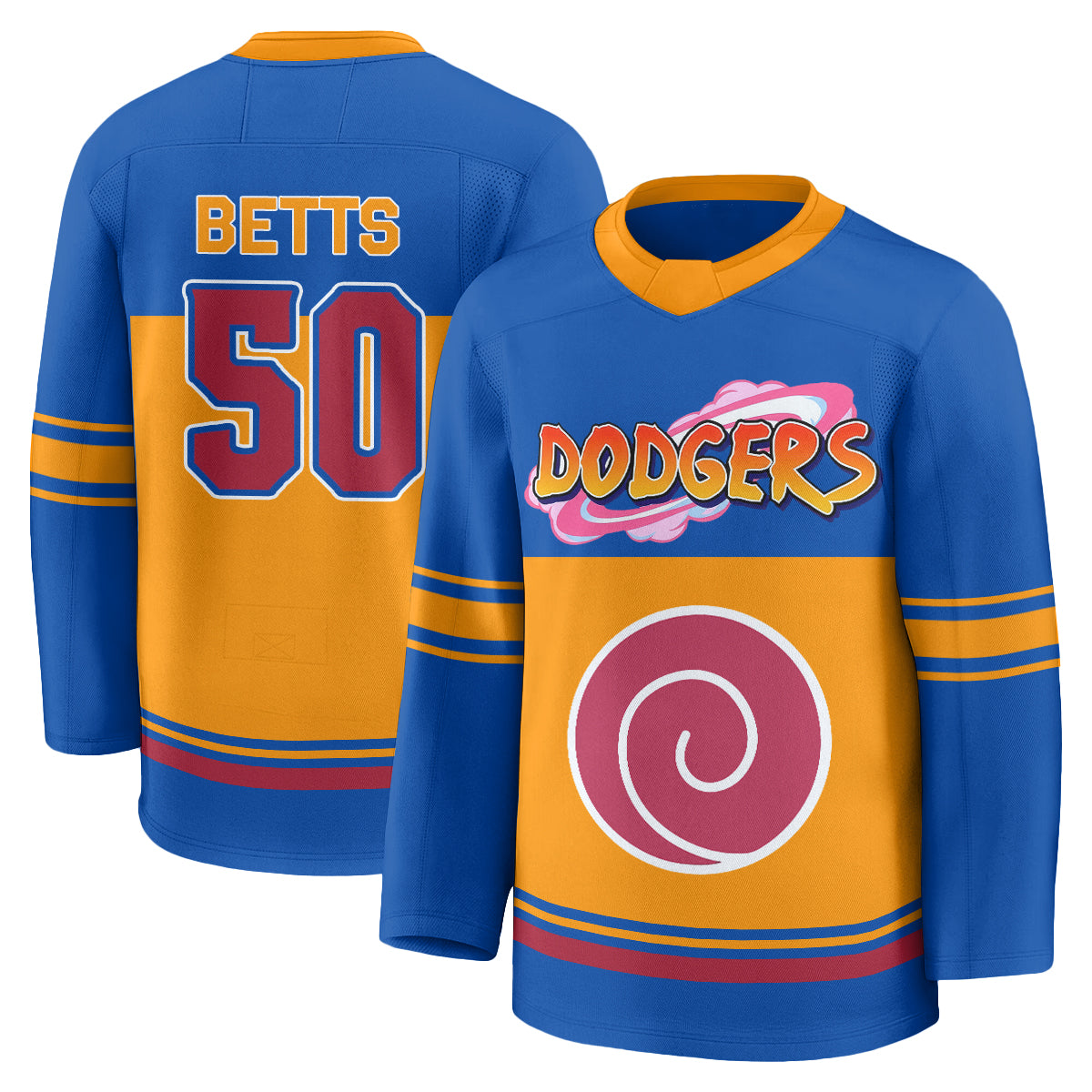 LAD Naruto Edition Vapor Hockey Jersey - Stitched
