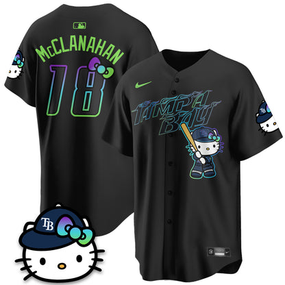 Tampa Bay Rays x Meow KT City Connect Vapor Jersey - Printed