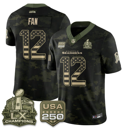 SEA 2026 Salute to Service Edition Vapor Jersey - Stitched