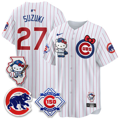 Chicago Cubs x Meow KT Vapor Premier Limited Jersey - All Stitched V2