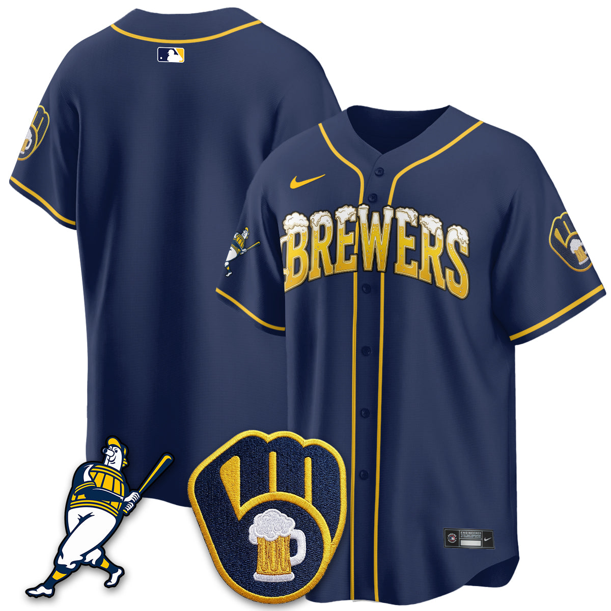 MIL "Pitcher & Pint" Edition Vapor Limited Jersey - Stitched