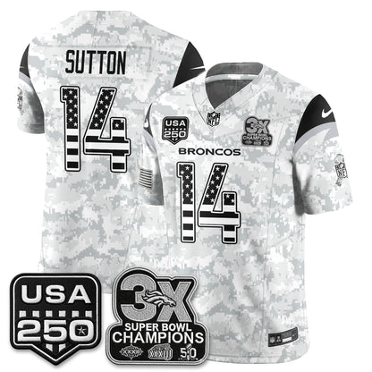 DEN 2026 Salute to Service Edition Vapor Jersey - Stitched