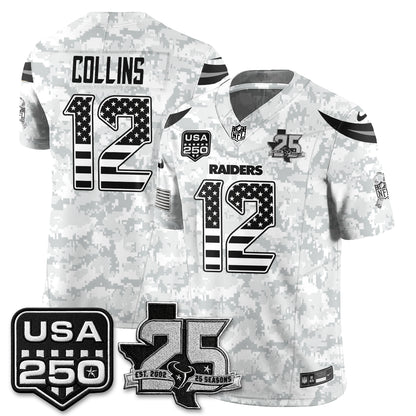 HOU 2026 Salute to Service Edition Vapor Jersey - Stitched