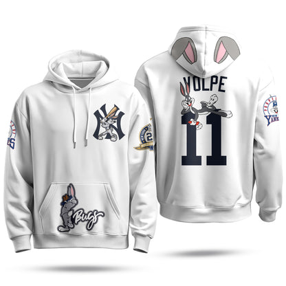 NYY Bunny Vapor Limited Hoodie - Printed