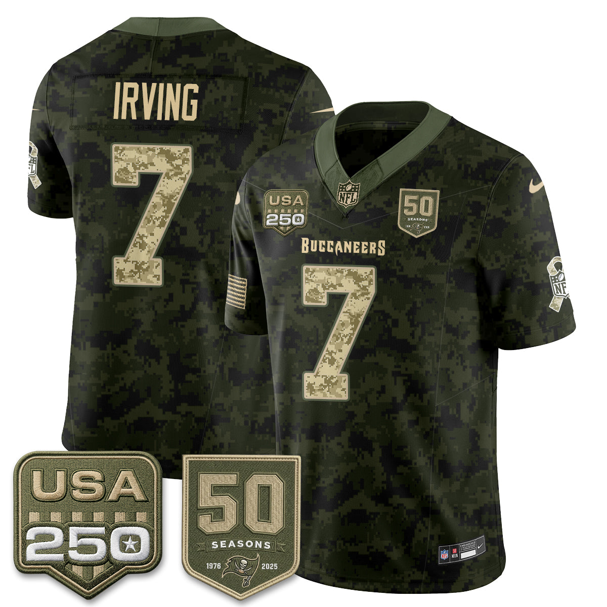 TB 2026 Salute to Service Edition Vapor Jersey - Stitched
