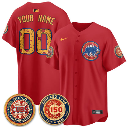 CHC Deep Dish Pizza Vapor Limited Custom Jersey - Stitched
