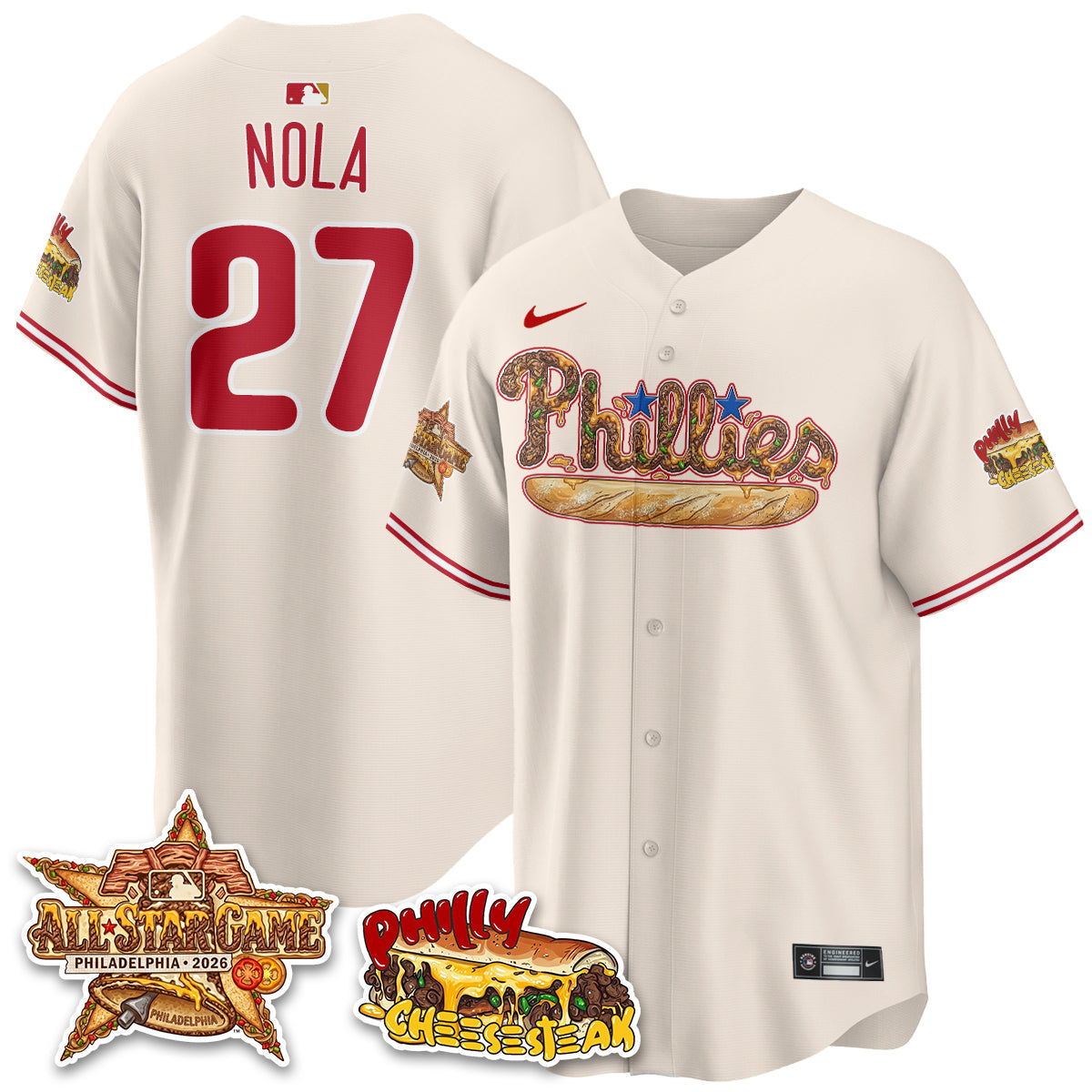 PHI Cheesesteak Edition Vapor Limited Jersey - Stitched
