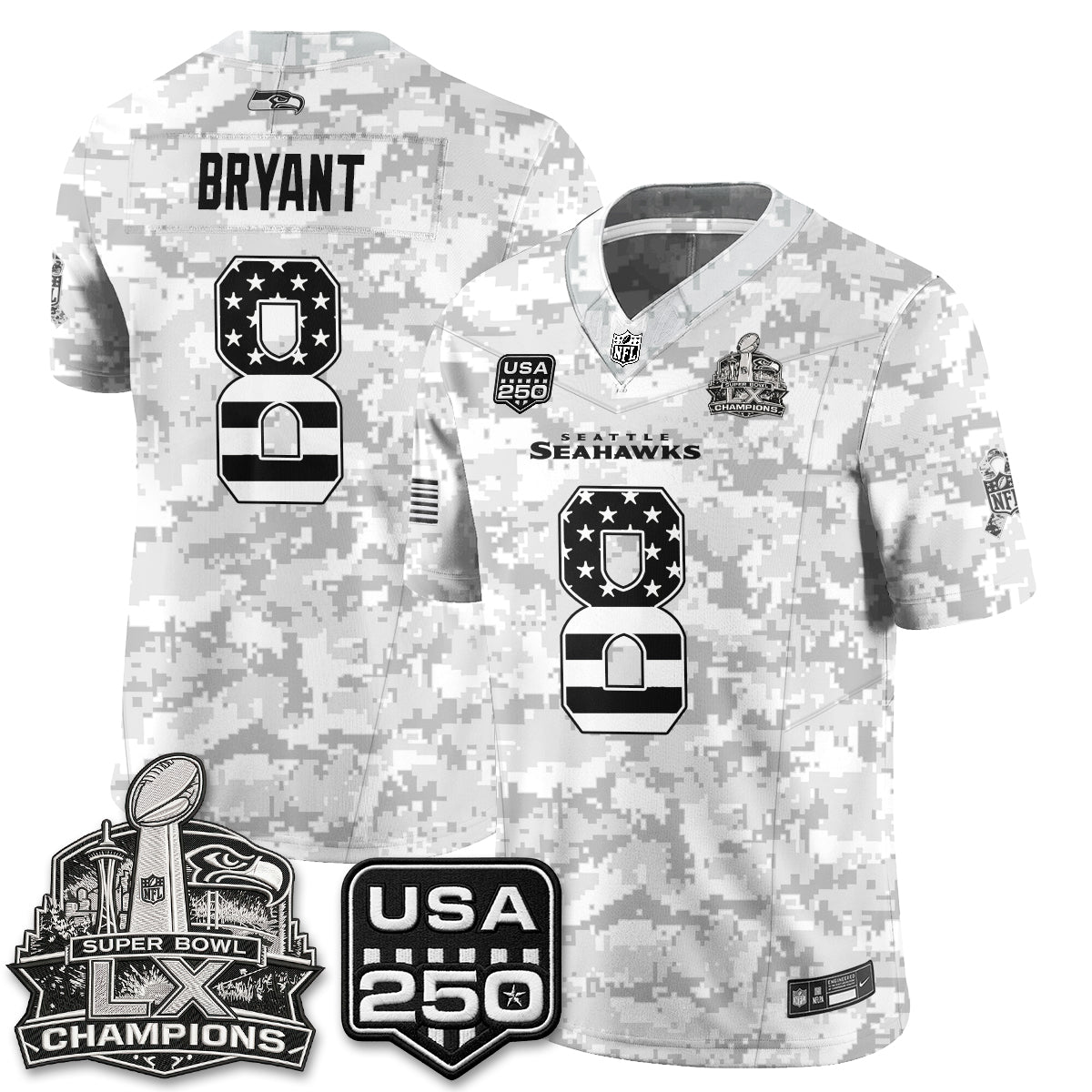 SEA 2026 Salute to Service Edition Vapor Jersey - Stitched
