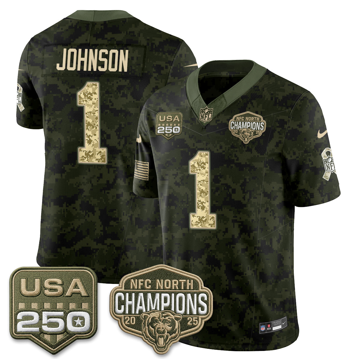 CHI 2026 Salute to Service Edition Vapor Jersey V2 - Stitched