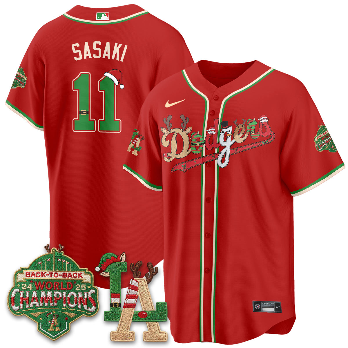 LAD 2026 Christmas Edition Vapor Jersey- Stitched