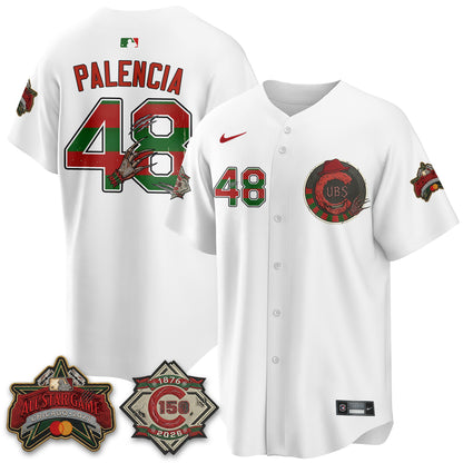 Chicago Cubs A Nightmare on Wrigley Field Edition Vapor Jersey - Stitched-NHM