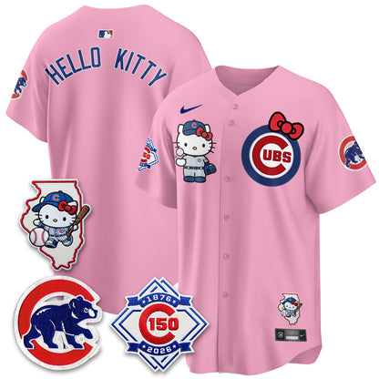 Chicago Cubs x Meow KT Vapor Premier Limited Jersey - All Stitched V2