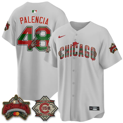 Chicago Cubs A Nightmare on Wrigley Field Edition Vapor Jersey - Stitched-NHM