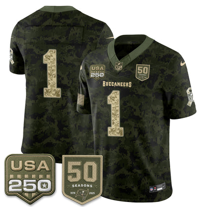 TB 2026 Salute to Service Edition Vapor Jersey - Stitched