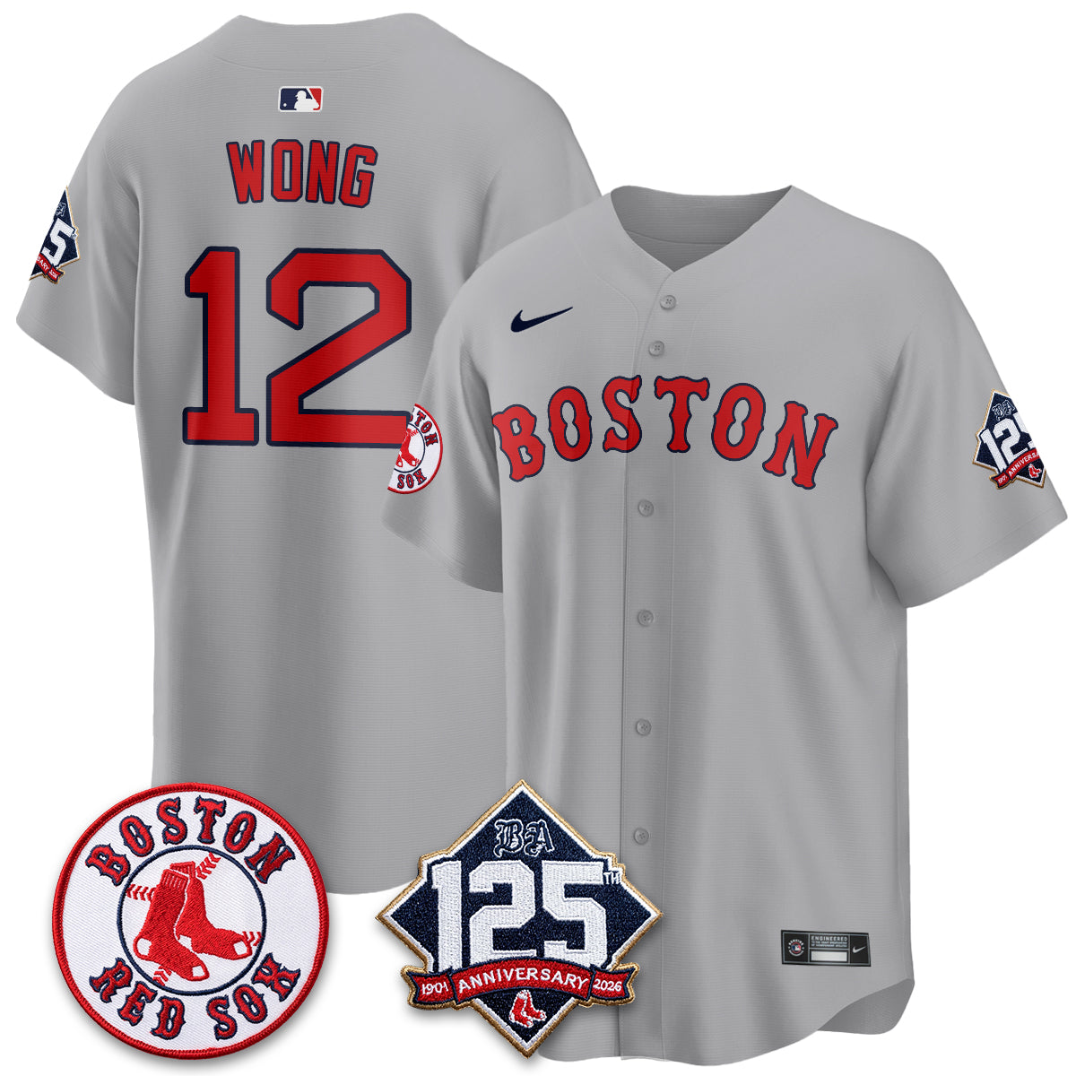 BOS 125th Anniversary Patch Vapor Jersey - Stitched